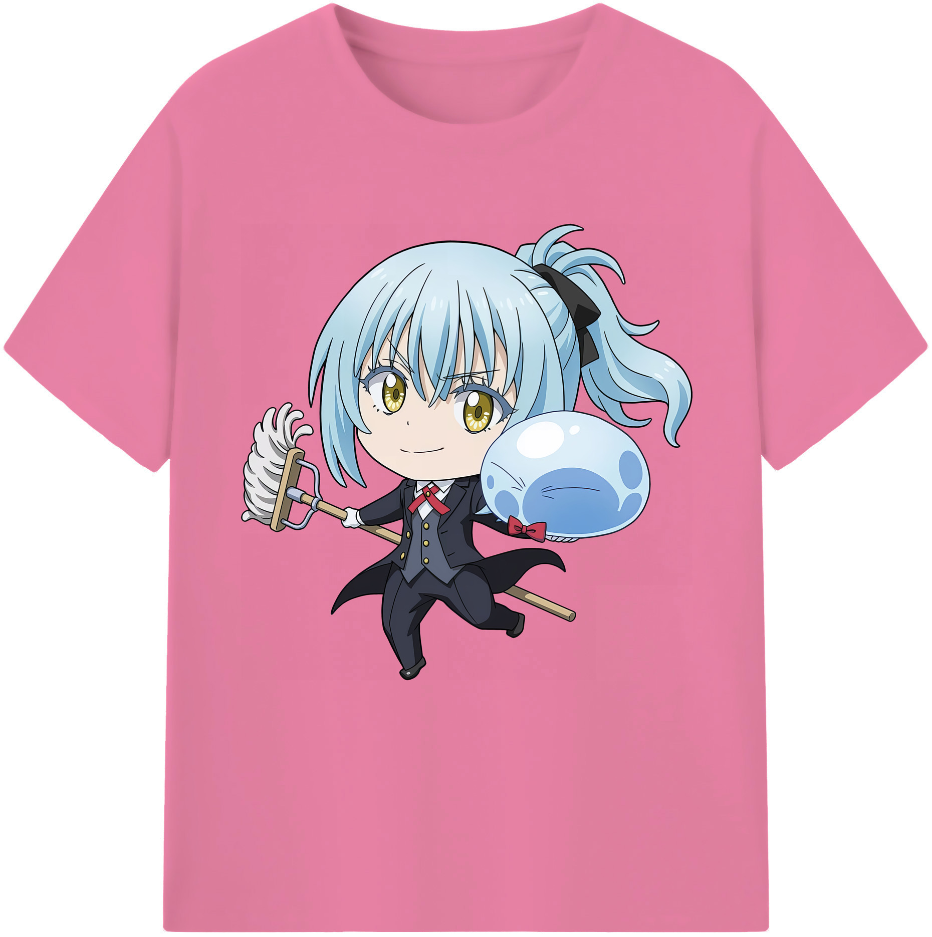 （画像用） 転スラ Regarding Reincarnated to Slime 綿100％半袖Tシャツ（フロントプリント）